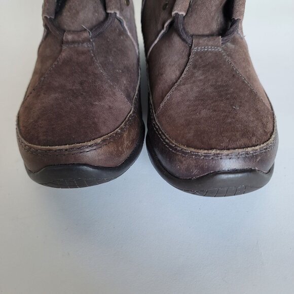 The North Face Abby III Waterproof Suede Leather Winter Boots. Size US 6/EU 37 - Picture 8 of 12